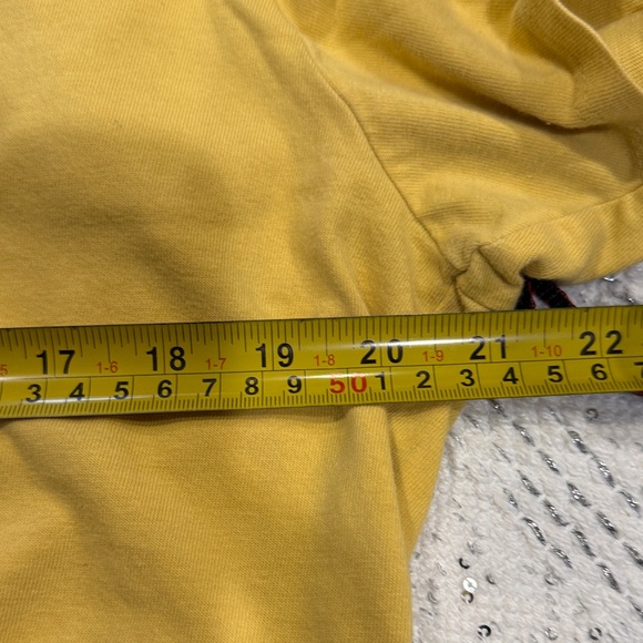 Life Is Good Sunflower Yellow Tee with Blue Graphic - Picture 8 of 11